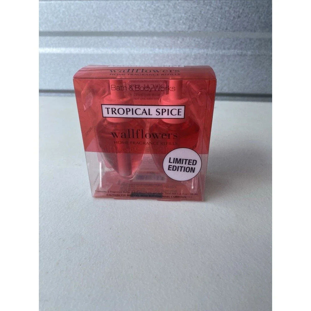 Bath & Body Works Tropical Spice Wallflowers Refills 2-Pack Limited Edition